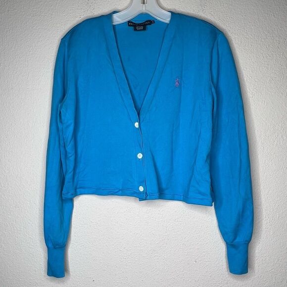 Vintage Ralph Lauren Cropped Cardigan Sweater - Picture 7 of 7
